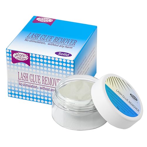 Wimpernkleber Entferner, Wimpern Remover Für Extensions Wimpern Remove, Wimpernverlängerung Lash Remover Mild Und Nicht Reizend, Löst Sich In 3-5 Minuten Auf (5g) von EONFAVE