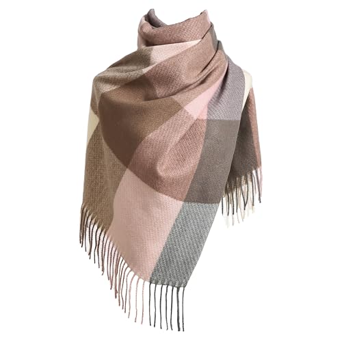 EONPOW Schal Damen Winter Tartan Wraps Long Spinning Tassel Shawl Stola Warm Scarf EONPOW Schal Damen Winter Tartan Wraps Long Spinning Tassel Shawl Stola Warm Scarf von EONPOW