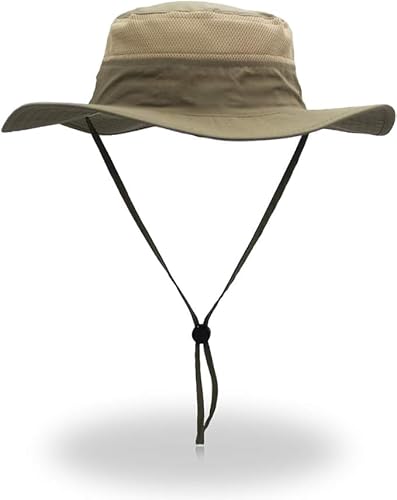 EONPOW Sonnenhut Herren Damen Gartenhut UV-Schutz Sonnenschutz Hut Sommerhut mit Breiter Krempe Outdoor Anglerhut Wanderhut von EONPOW