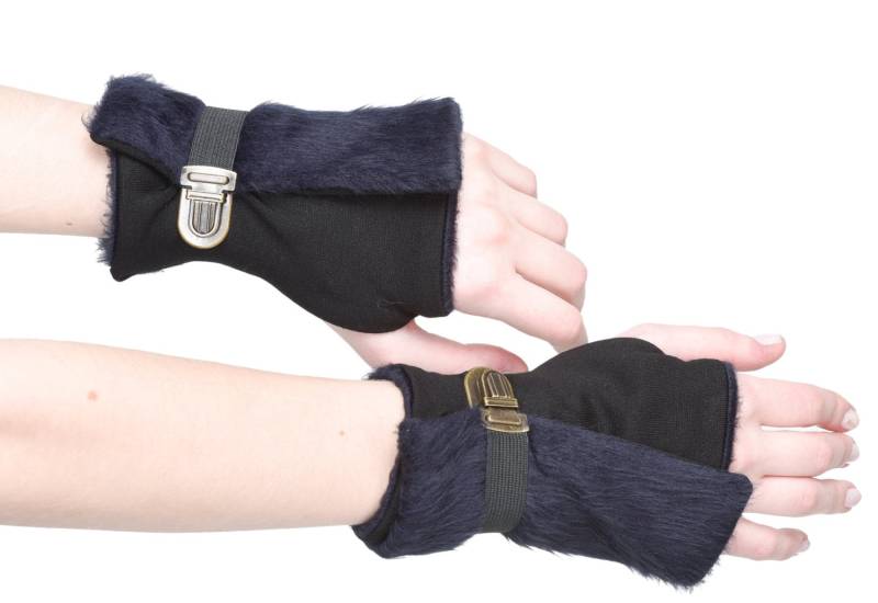 Faux Pelz Tasche Verschluss Handschuhe von EONParis