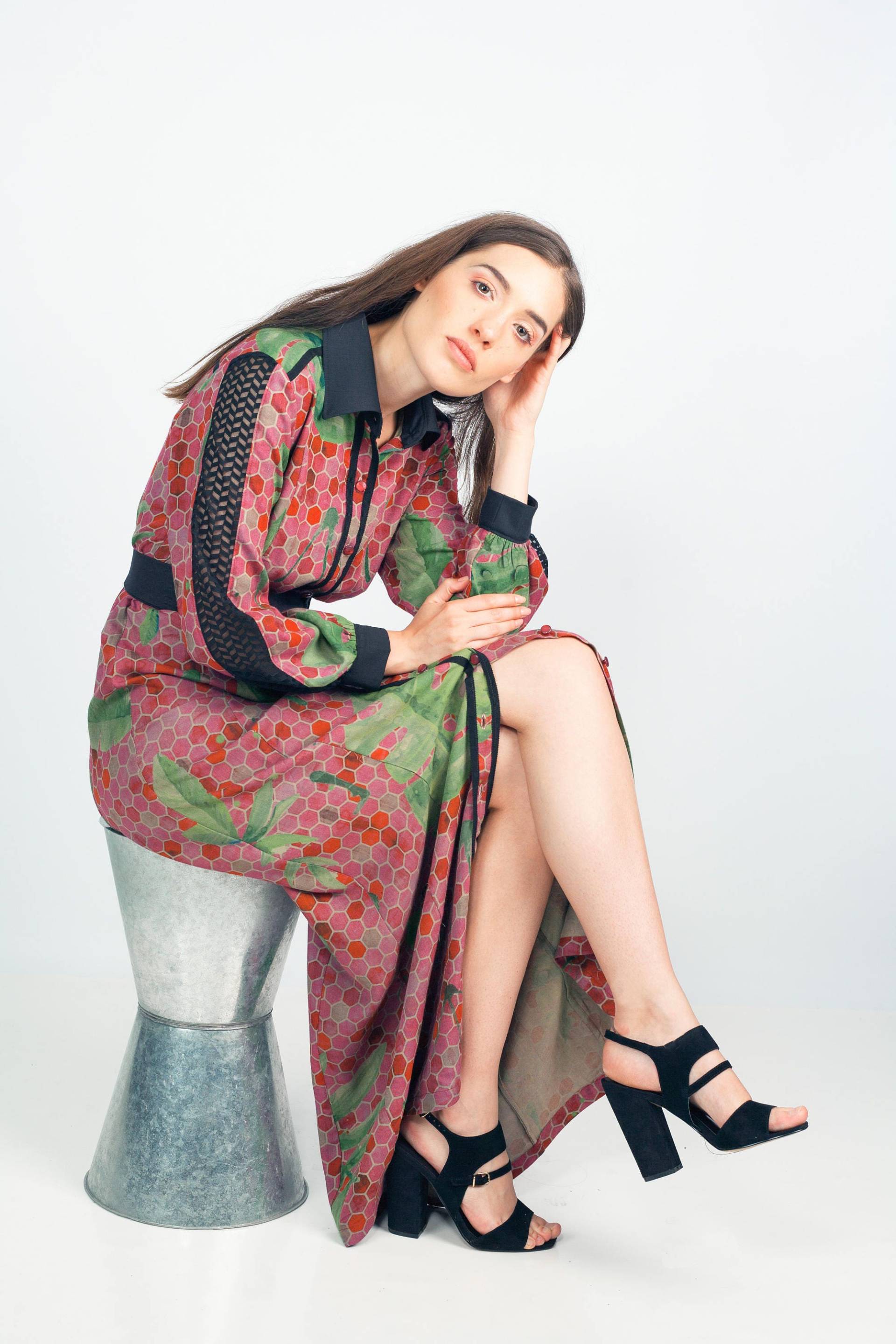 Palaka Maxi Blusenkleid von EONParis