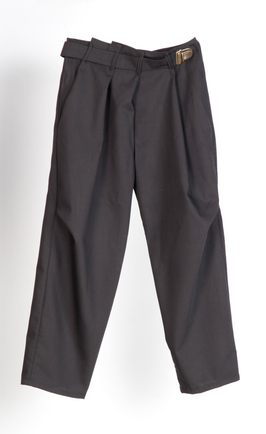 Schwarze Paperbag-Hose von EONParis