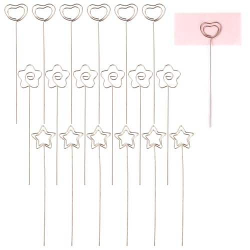 EORPAVU Zettelclips 18 Stück Metall-Fotoclips, Metalldraht-Memo-Clips, Tischnummern-Clips, Foto-Clips, Metall-Memo-Clips, Memo-Clips EORPAVU Zettelclips 18 Stück Metall-Fotoclips, Metalldraht-Memo-Clips, Tischnummern-Clips, Foto-Clips, Metall-Memo-Clips, Memo-Clips von EORPAVU