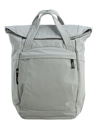 eoto Rucksack Water Ice:OLATED Glacier Grey Daypack für Uni, Reisen, Job und Freizeit in grau, nachhaltig, Tagesrucksack, Reiserucksack, Damen, Herren, 22 L von EOTO