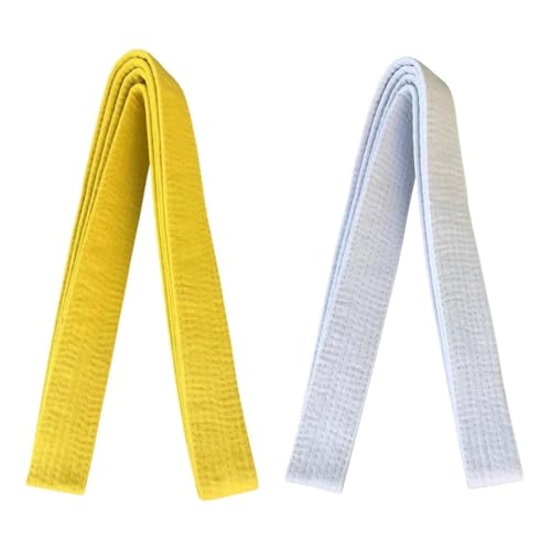EOYVAIL Kampfsportgürtel,2 Stück 4 * 200CM Taekwondo-Gürtel für Kinder und Erwachsene, professionelle Kampfsportgürtel EOYVAIL Kampfsportgürtel,2 Stück 4 * 200CM Taekwondo-Gürtel für Kinder und Erwachsene, professionelle Kampfsportgürtel von EOYVAIL