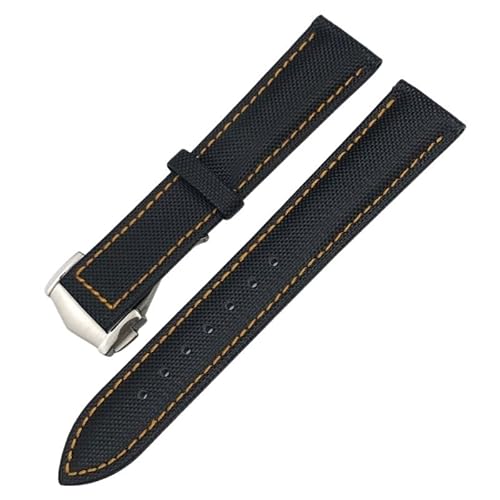 EPANO 19 mm, 20 mm, 21 mm, 22 mm, hochdichtes Nylon-Lederarmband für Omega-Uhrenarmband, 22 mm, Achat EPANO 19 mm, 20 mm, 21 mm, 22 mm, hochdichtes Nylon-Lederarmband für Omega-Uhrenarmband, 22 mm, Achat von EPANO