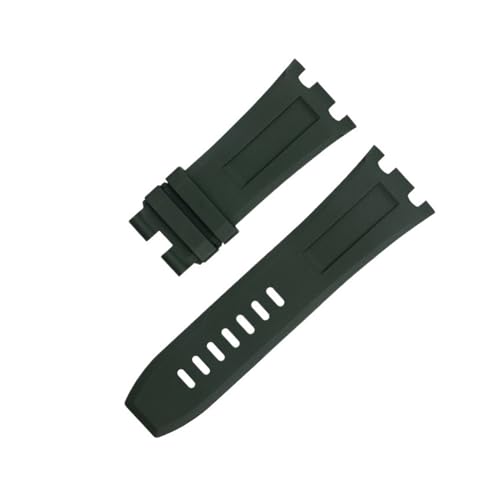 EPANO AP Armband für Audemars und Piguet Belt 15710/15703, nicht Qucik Release 28 mm, natürliches Fluor, weiches FKM-Gummi-Armband, Zubehör, Uhrenarmband, 28MM, Achat von EPANO