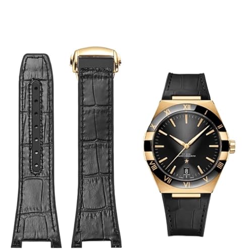 EPANO Armband für Omega Constellation Double Eagle Serie, Manhattan, Gummi, Rindsleder, männlich, Beobachtungsband, Kerbe, 25–14 mm, 25-14mm, Achat EPANO Armband für Omega Constellation Double Eagle Serie, Manhattan, Gummi, Rindsleder, männlich, Beobachtungsband, Kerbe, 25–14 mm, 25-14mm, Achat von EPANO