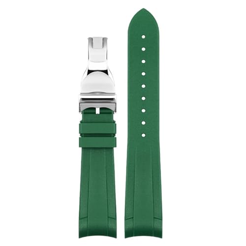 EPANO Gummi-Uhrenarmband für Tudor Black Bay GMT Uhrenarmband, gebogene Ende, Faltschnalle, schwarz, blau, rot, 22 mm Armband, 22 mm, Achat von EPANO