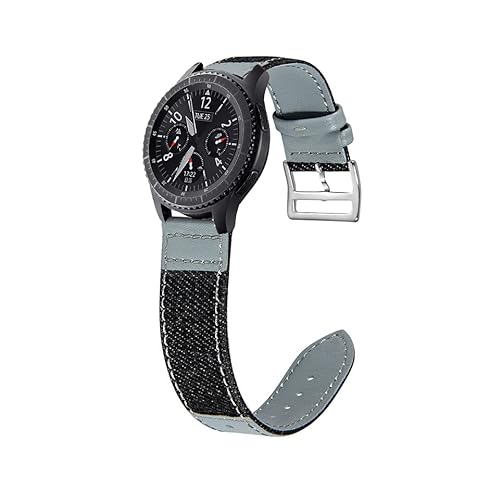 EPANO Nylon-Leder-Uhrenarmband für Garmin Vivoactive 4 Sport, Armband für Garmin Venu 2, 22 mm Uhrenarmband, For Venu 2, Achat von EPANO