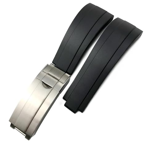 EPANO Uhrenarmband aus Gummi für Rolex Yacht Master Submariner Daytona GMT, Oysterflex Deepsea, 19 mm, 20 mm, 21 mm, Silikon-Uhrenarmband Werkzeuge, 21 mm, Achat von EPANO