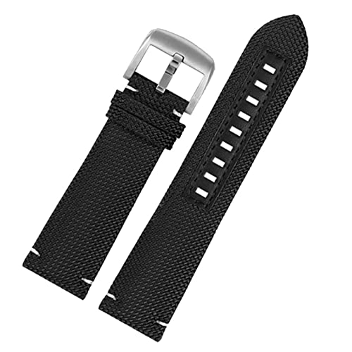 EPANO Uhrenarmband aus echtem Leder für Mido M026.629/430 Ocean Star M042.430 Navigator Helmsman atmungsaktives Nylon-Uhrenarmband 22 m Gurt, 22 mm, Achat von EPANO