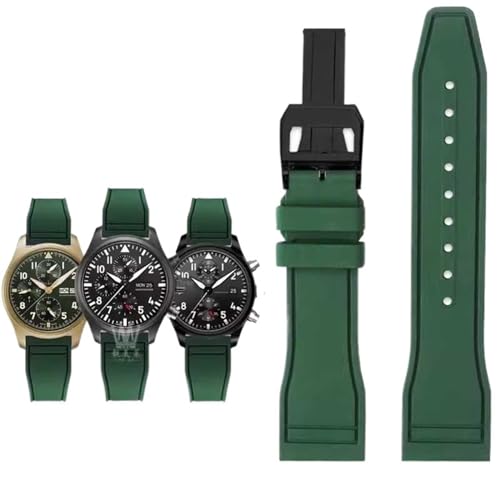 EPANO Uhrenarmband für IWC Fluoro-Gummi, Schnellverschluss, Pilot AMG Petronas F1 Team, wasserdichtes Sportarmband, 20 mm, 21 mm, 22 mm, 20 mm, Achat von EPANO