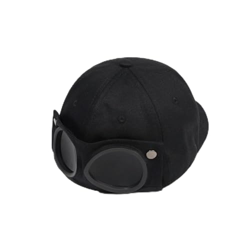EPERDE Baseballkappe Freizeit Sonnenschutz Ente Zunge Kappe Sonnenbrille Kreative Mode mit Brille Hut Integrierte Brille von EPERDE