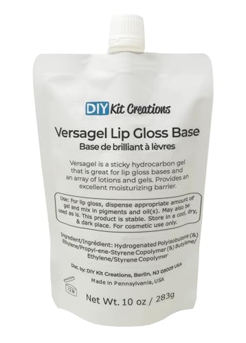 Versagel ME 750 Lip Gloss Base Lipgloss-Gelbasis 283g (10 oz) von DIY Kit Creations
