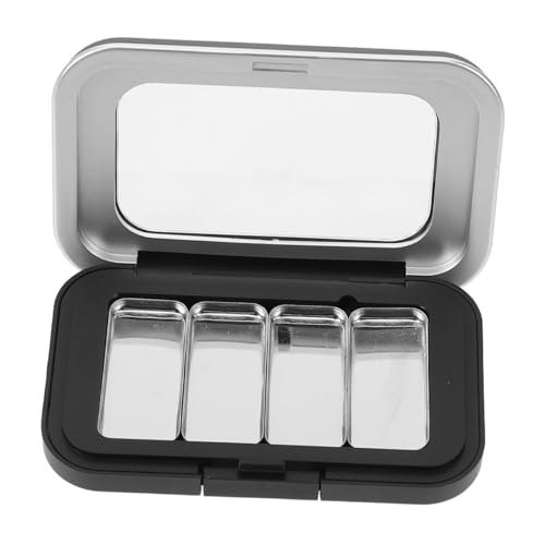 EPIGEIST 1 Satz Kompakte Make Up Aufbewahrungsbox mit Magnetverschluss Nachfüllbare Palette für Lidschatten und Augenbrauenpuder für Reisen und Besondere Anlässe von EPIGEIST