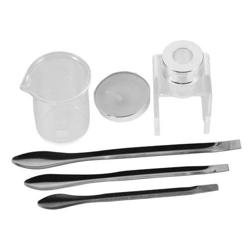 EPIGEIST 1 Set DIY Lippenstift-herstellungsset Machen Sie Ihren Eigenen Lippenstift Silikonform Messbecher Becher Wachskerze Und Löffel Lippenstift-reparaturwerkzeuge Für Genaue Messungen von EPIGEIST