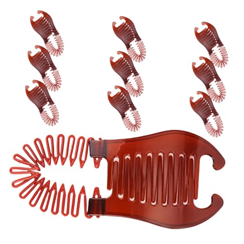 EPIGEIST 10stücke Bananenspangen Für Damen Aus Kunststoff Seitliche Haarspangen Für Dünnes Und Dickes Haar Fischschwanz-haarspange Für Alltag Und Festliche Anlässe von EPIGEIST