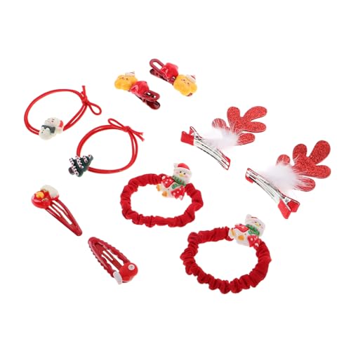 EPIGEIST 10 Stück Teiliges Set Rentier Geweih Haarspangen für Weihnachten Süße Haarschmuck Accessoires für Festliche Anlässe Leicht und Bequem für Fotoshootings und Partys von EPIGEIST