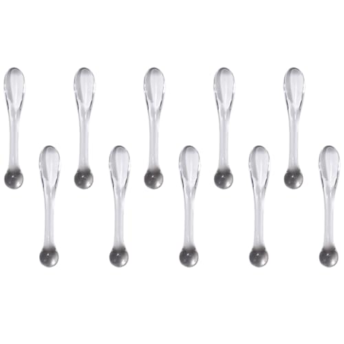 EPIGEIST 10 Stück Tragbare Kosmetikspatel Wiederverwendbare Löffel für Gesichtscreme Augencreme Lotionen und Masken aus Sicherem Material für Zuhause Salon von EPIGEIST