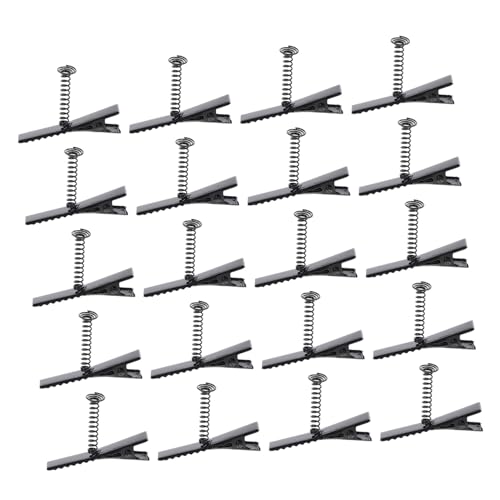 EPIGEIST 100 Stück Federstahl Entenschnabel Haarclips DIY Haarschmuck Zubehör Glatte Kanten Einfache Basis für Individuelle Haarspangen und Haarnadeln Damen Federleichte Handwerksclips von EPIGEIST