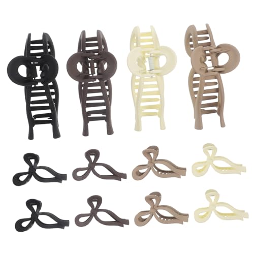 EPIGEIST 12 Stück Große Haarklammern mit Schleifen design Matte Haarkrallenclips für Dünnes und Dickes Haar Vielseitiges Haarzubehör für Damen zum Fixieren und Stylen bei Alltag und von EPIGEIST