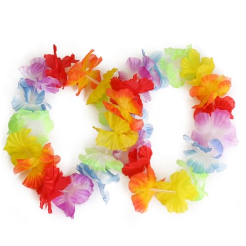 EPIGEIST 12 Stück Teiliges Hawaii Blumenkranz Stirnband Buntes Leichtes Kopfschmuck für Luau Party Strandtreffen und Dekorative Wandgestaltung Angenehm Tragbar und Langlebig von EPIGEIST