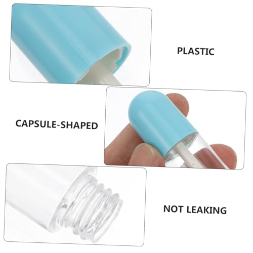 EPIGEIST 12 Stück Teiliges Mini Lippenpflegestift Leere Lipgloss Behälter aus Kunststoff Auslaufsichere DIY Lipgloss Tuben für Lippenbalsam Lippenöl und Mascara Tragbar für Zufällige Farbe von EPIGEIST