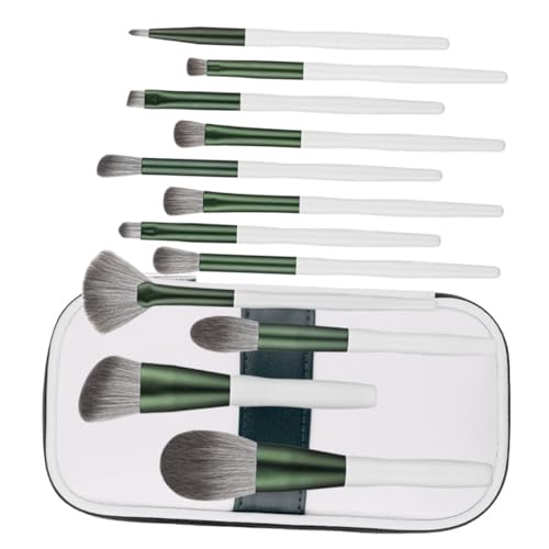 EPIGEIST 12 Stück Teiliges Profi Make Up Pinselset mit Langlebigen Holzgriffen und Weichen Borsten Vielseitiges Kosmetik Pinselset für Präzises Foundation und Lidschatten Make Up Inklusive von EPIGEIST
