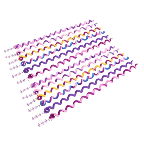 EPIGEIST 12 Stück Teiliges Spiral haarflechtset für Mädchen Flexible Haarspangen zum Einfachen Flechten Fest Haltend Geeignet für Dickes Feines Lockiges oder Glattes Haar für Stirnfransen von EPIGEIST