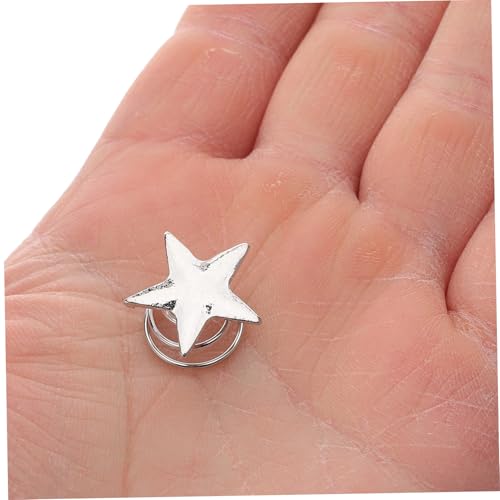 EPIGEIST 12 Stück Teiliges Stern Haarspangen Silber Spiral Haarnadeln Leicht Fester Sitz Modisches Haarschmuck Accessoires für Damen Alltag und Party von EPIGEIST