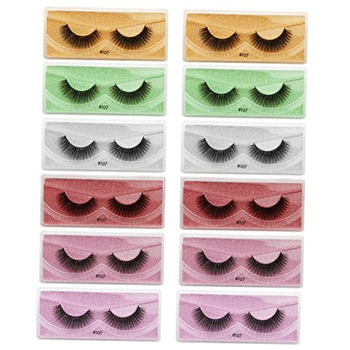 EPIGEIST 12paare Hochwertige Wimpern Dekorative Dichte Wimpern Für Frauen Natürlich Aussehend Einfach Anzuwendendes Makeup-accessoire von EPIGEIST