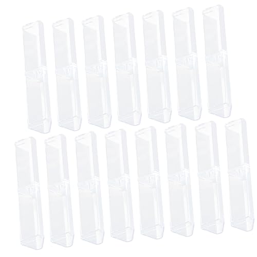 EPIGEIST 15 Stück Transparentes Federmäppchen Anzeige Halter Fall Etui Stiftspeicher Stiftbehälter Aus Kunststoff Stift-Display-aufbewahrungsbox Stifteboxen Kleines Federmäppchen Plastik von EPIGEIST