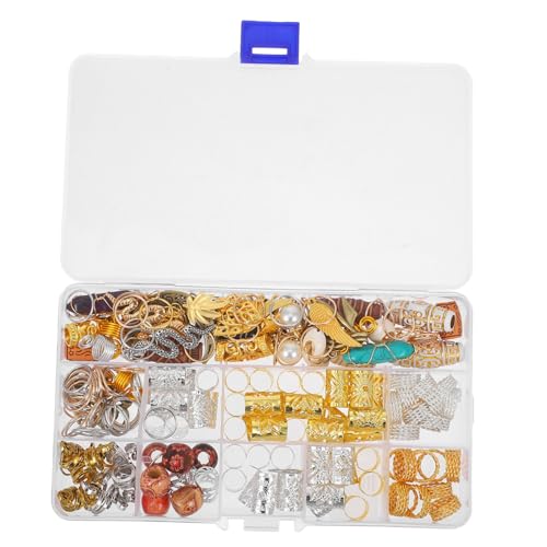 EPIGEIST 184 Stück Teiliges Haarschmuck Metall für Flechten Dreadlock charms Vintage Haarringe Langlebige Flecht accessoires aus Einfach Anzubringen Modisch für Kreative Frisuren von EPIGEIST