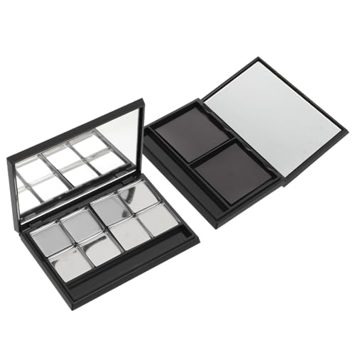EPIGEIST 1satz Diy Lidschatten Palette Leere Make-up Box Mit Aluminiumplatten Tragbar Und Leicht Für Reisen Und Täglichen Gebrauch Magnetisch Und Vielseitig Einsetzbar von EPIGEIST