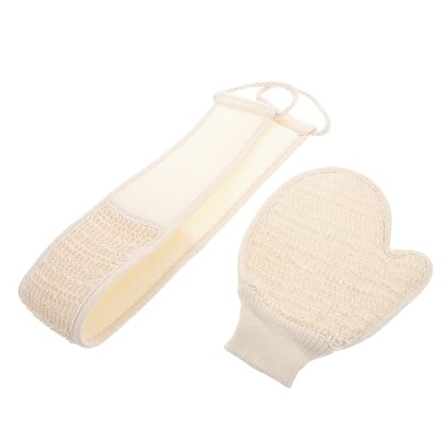 EPIGEIST 1satz Dusch-rückenschrubber Mit Exfoliating-handschuhen Weicher Körperwaschhandschuh Peeling-set Für Männer Und Frauen Hautreinigung Und Massage Pflegeleicht Teilig von EPIGEIST