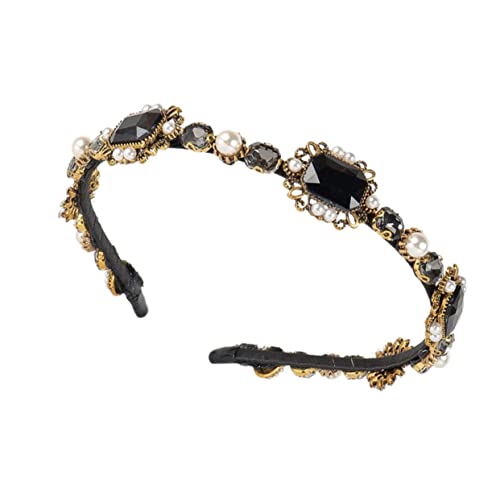 EPIGEIST Strass Perlen Haarband Damen Kopfschmuck für Hochzeiten Partys Anlässe Glänzendes Haarreif mit Strass für Stilvolle von EPIGEIST