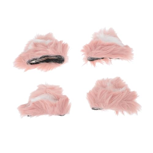 EPIGEIST 2 Paare Mädchen Katzenohren Haarklammern Cosplay Haaraccessoires Clip für Kindergeburtstag Halloween Party Dekoration Niedliches Kätzchen Ohr Design Rutschfest und Leicht zu von EPIGEIST