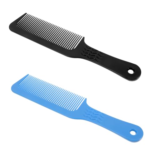 EPIGEIST 2 STÜCK Antistatischer Herren Kunststoffkämme Glatt und Bruchsicher Hautfreundlich mit Sanftem Massageeffekt für Friseure und Zuhause Tragbar in Schwarz und Blau Handliche Styling von EPIGEIST