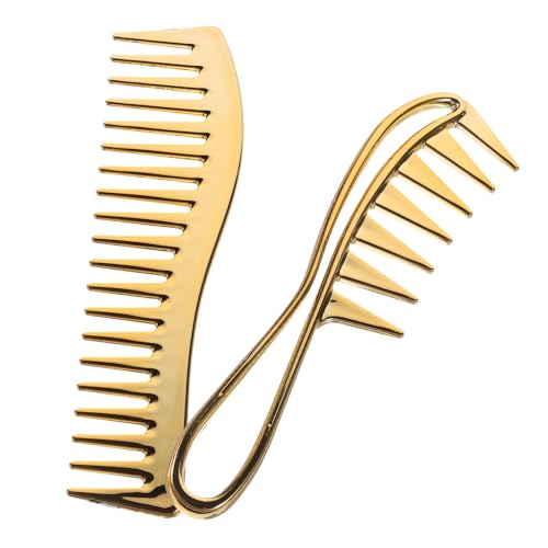EPIGEIST 2 Stück Breitzinkiger Haarkamm Teiliges für Männer Professioneller Stylingkamm mit Breiten zum Entwirren und Sanften Kopfhautmassage Geeignet für Öligen und Modischen Haarschnitt von EPIGEIST