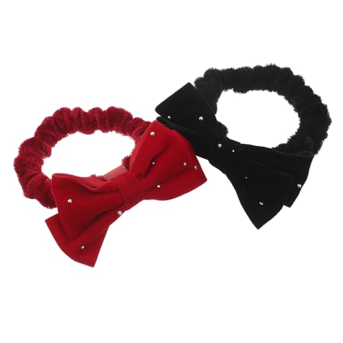 EPIGEIST 2stücke Haargummis Für Kleinkinder Mit Schleifen Weiche Für Junge Mädchen Sichere Pferdeschwanzhalter Für Alltag Und Festivals von EPIGEIST