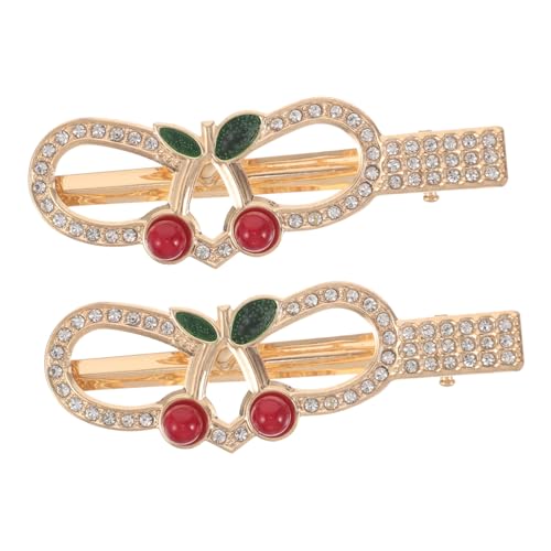EPIGEIST 2 Stück Haarklammern mit Kirschmotiv Strassverziert Süße Haarschmuck accessoires für Mädchen Damen zum Fixieren von Flyaways Eleganter Look für Alltag und Besondere Anlässe EPIGEIST 2 Stück Haarklammern mit Kirschmotiv Strassverziert Süße Haarschmuck accessoires für Mädchen Damen zum Fixieren von Flyaways Eleganter Look für Alltag und Besondere Anlässe von EPIGEIST