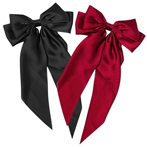 EPIGEIST 2stücke Lange Schleifen Haarspangen Für Frauen Und Mädchen Rote Haarschleifen-clips Groß Für Zöpfe Accessoires Für Teenager Geeignet Für Alltag Party Hochzeit Und EPIGEIST 2stücke Lange Schleifen Haarspangen Für Frauen Und Mädchen Rote Haarschleifen-clips Groß Für Zöpfe Accessoires Für Teenager Geeignet Für Alltag Party Hochzeit Und von EPIGEIST