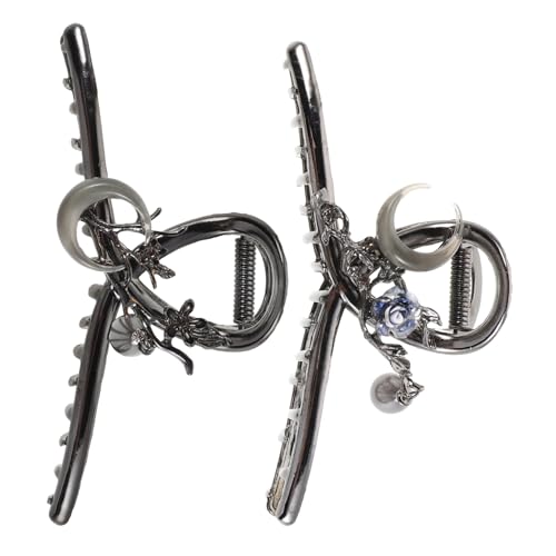 EPIGEIST 2stücke Metall Haarspange Mit Blumenklammer-design Ästhetische Haarklammer Für Damen Und Mädchen Stilvolle Haarspange Zum Stylen Für Alltag Und Besondere Anlässe von EPIGEIST