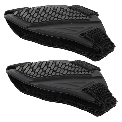 EPIGEIST 2 Stück Motorrad Schuhschutz aus Abriebfestem Flexiblem Gummi Halbe Boot Abdeckung Schützt Schuhe vor Schaltvorgängen Rutschfest und Bequem Passend für Motorradstiefel von EPIGEIST