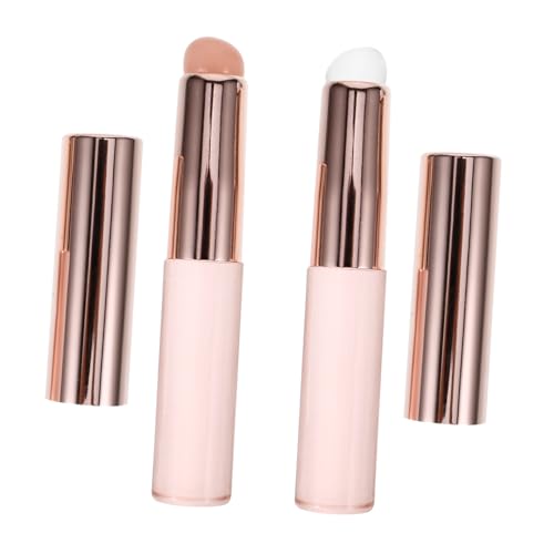 EPIGEIST 2 Stück Nageldesign Silikonpinsel Nagelkunst Werkzeug mit Weichen Spitzen Präzise Anwendung Vielseitig für Puder und Stempel Handlich für DIY Maniküre Zuhause und Unterwegs von EPIGEIST