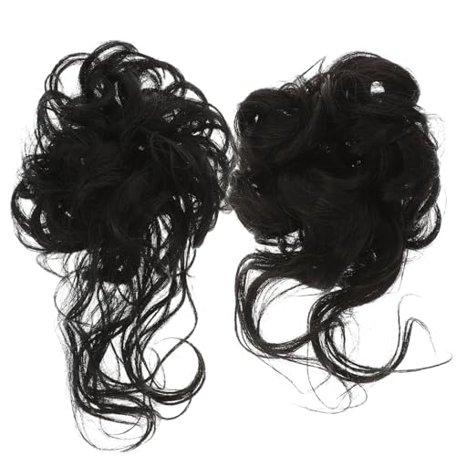 EPIGEIST 2 Stück Seidenperücke mit hoher Temperatur unordentliche Haargummis Haarteile für Damen gefälscht Brötchen haarknoten verlängerungen Dutt-Haarteil für Frauen Hochtemperaturdraht EPIGEIST 2 Stück Seidenperücke mit hoher Temperatur unordentliche Haargummis Haarteile für Damen gefälscht Brötchen haarknoten verlängerungen Dutt-Haarteil für Frauen Hochtemperaturdraht von EPIGEIST