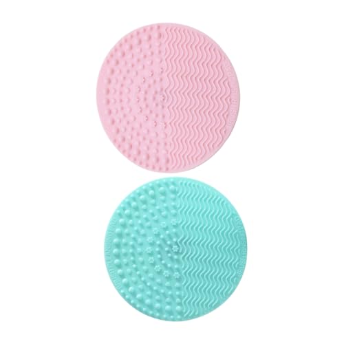 EPIGEIST 2 Stück Silikon Make Up Reinigungsmatte Spülen Kissen Reiniger für Verschiedene Make Up Anwendungen Einfach zu Bedienen Langlebig und Funktional von EPIGEIST