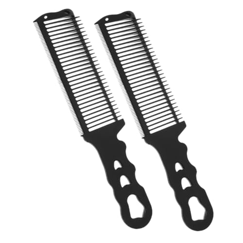 EPIGEIST 2 Stück Teiliges Friseurzubehör Push Cut Kämme Ergonomisch Langlebig Professionell für Herren Styling Präzises Haarschneiden Salon Geeignet von EPIGEIST