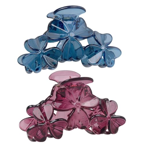 EPIGEIST 2 Stück Teiliges Haarclip Resin Hohlgearbeitet Dreiblättriges Design Leichte Haarklammern für Damen Vielseitiger Haarschmuck für Dünnes Dickes Haar Modischer Kopfschmuck EPIGEIST 2 Stück Teiliges Haarclip Resin Hohlgearbeitet Dreiblättriges Design Leichte Haarklammern für Damen Vielseitiger Haarschmuck für Dünnes Dickes Haar Modischer Kopfschmuck von EPIGEIST
